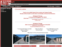 Tablet Screenshot of bridgeportstoragewv.com